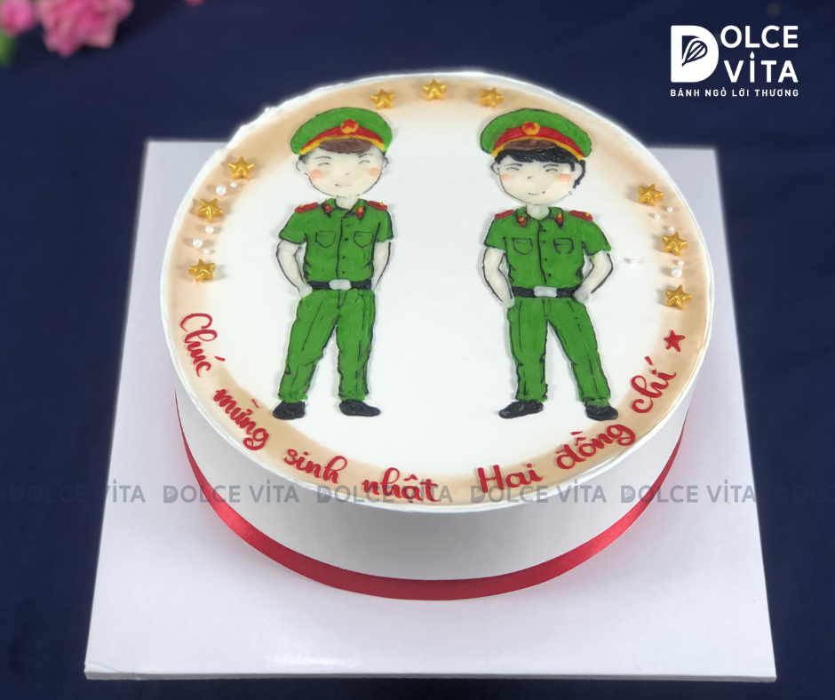 [3022] (10) Bánh vẽ chiến sĩ Công An