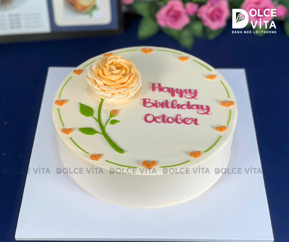 [1323] (20) Bánh kem hoa hồng - Gửi Gắm Tình Yêu Duy Nhất