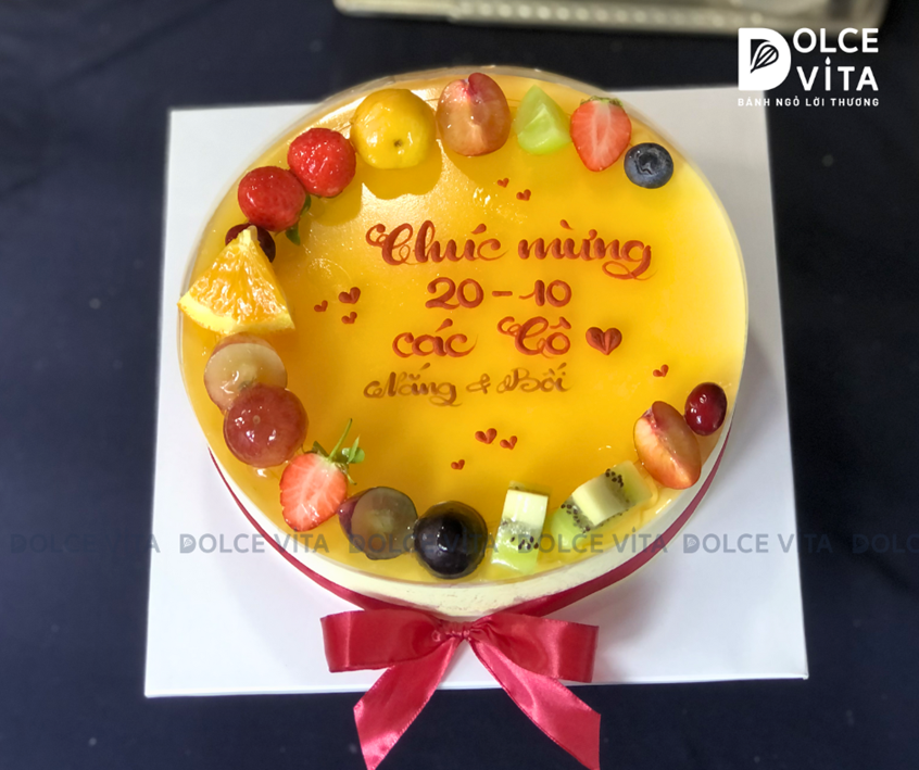 [831] Bánh moussse Chanh dây - Quà tặng đẹp mắt và ngon miệng dịp 20/10