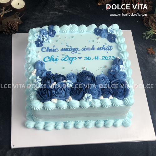 [0347] Bánh hình vuông in logo kỷ niệm ngày thành lập