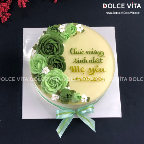 1096 (45-60-60-80) Green Tea Lemon trang trí hoa ngày 8.3, Ngày của Mẹ