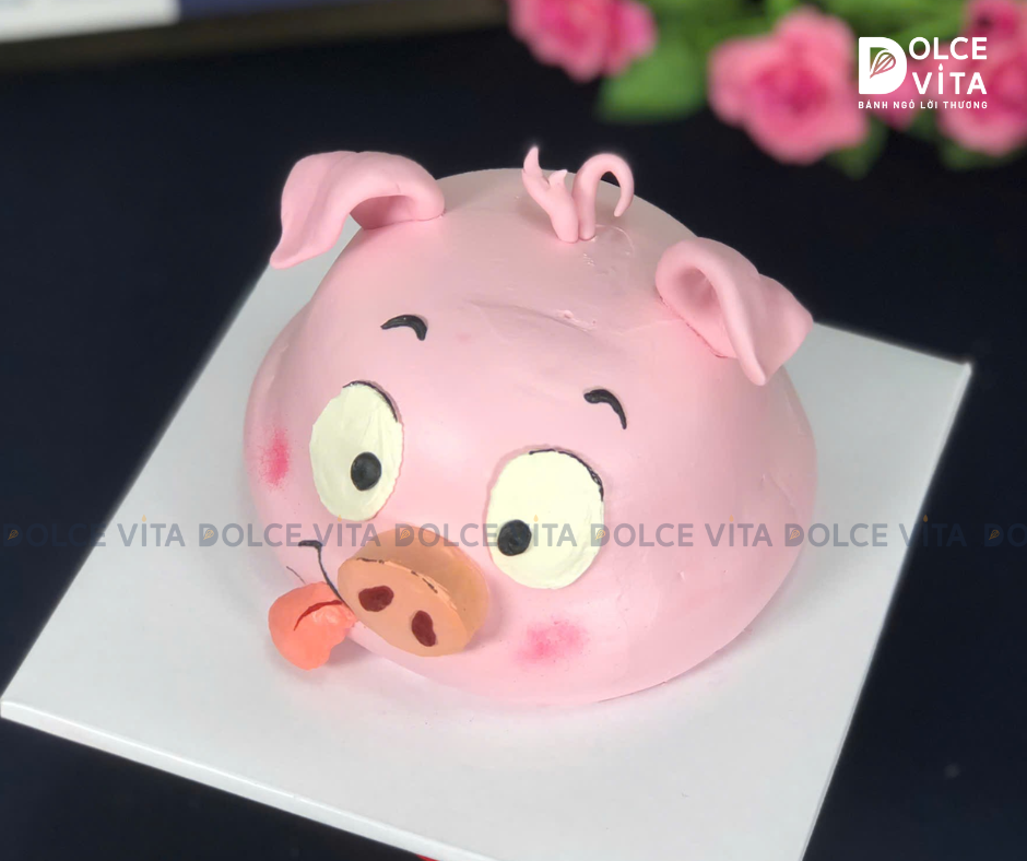 [1997] (130) Bánh tạo hình chú heo dễ thương và hóm hỉnh