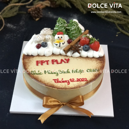 N012 Tiramisu (Bánh giáng sinh/ Noel/ Christmas cake)