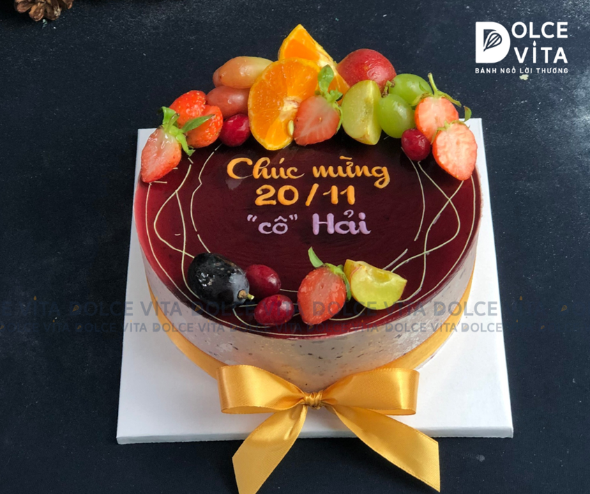 913 Mulberry Yogurt (Mousse dâu tằm sữa chua) tặng thầy cô giáo ngày 20.11