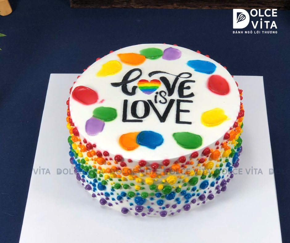 [3089] (80) Bánh cầu vồng - sắc màu vui tươi cho mọi dịp lễ của LGBT
