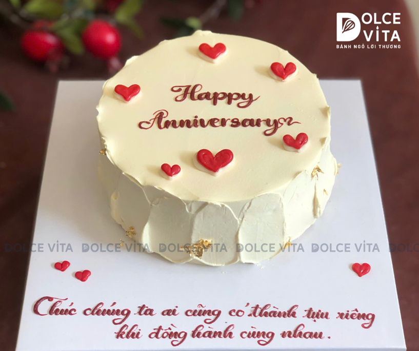 [2848] Bánh trang trí đơn giản, đầy yêu thương