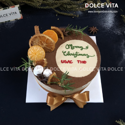 N010 Tiramisu (Bánh giáng sinh/ Noel/ Christmas cake)