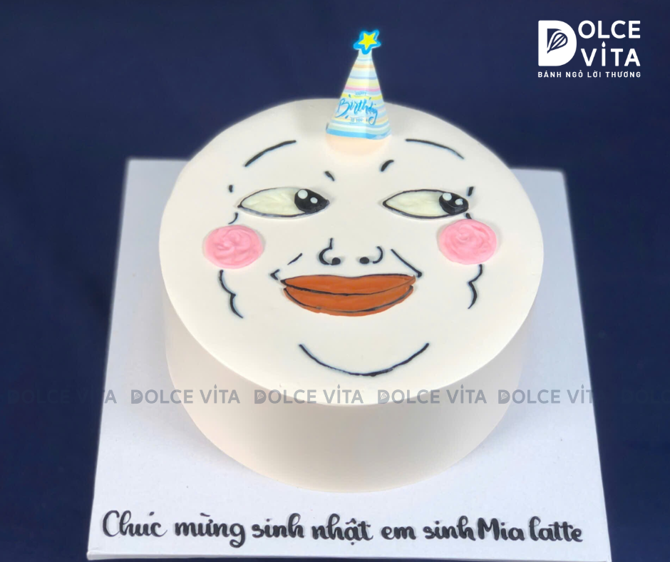 244 Bánh Kem Vẽ Mặt Siêu Hài – Nhìn Là Muốn Cười, Nhận Là Khó Quên
