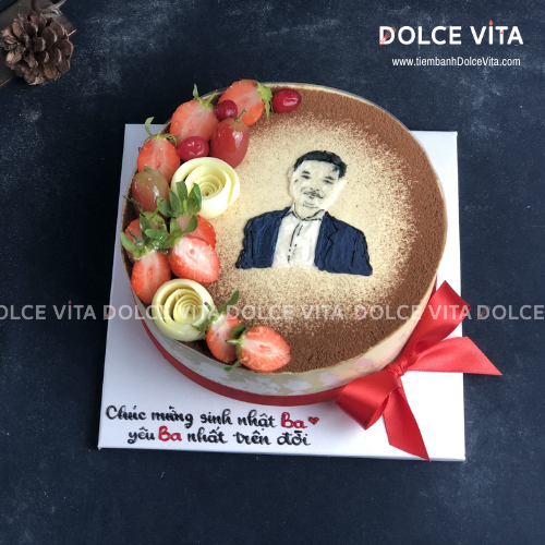 [1711] (090) Bánh vẽ đồng nghiệp nam - Món quà đặc biệt