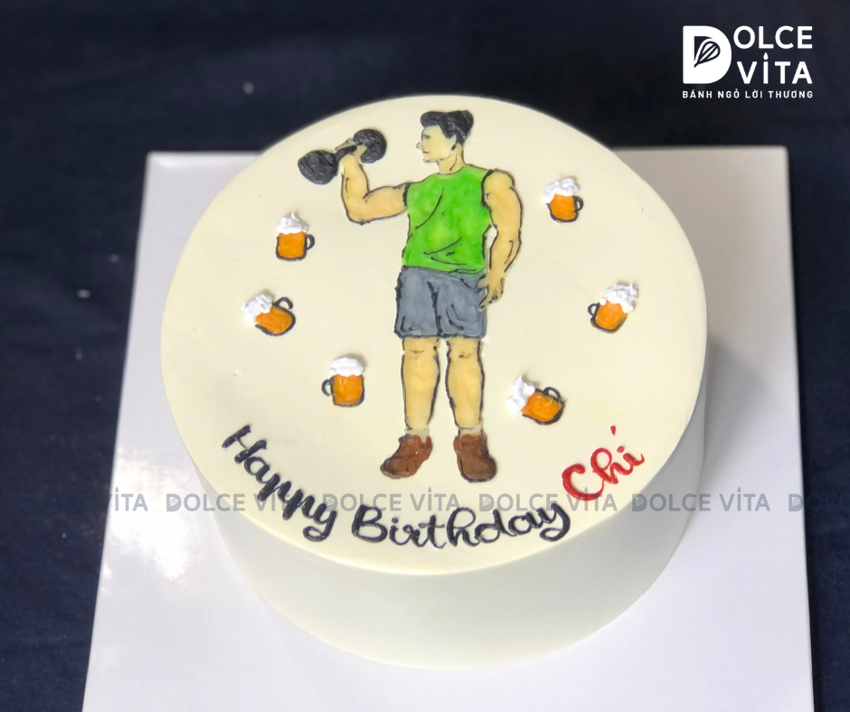 [2001] (80) Bánh Kem Sinh nhật Quà Tặng Cho Người Tập Tạ, Vận Động Viên (Gymer) & Người Yêu Thể Hình