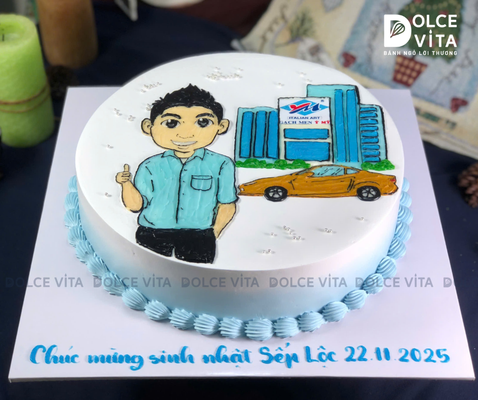 [2096] (250) Bánh Vẽ Phác Thảo – Món Quà Cá Nhân Hóa