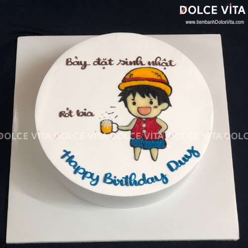 [1196] (70) Bánh vẽ chibi cosplay Luffy – món quà siêu cool cho fan Once  Piece (Đảo Hải Tặc)