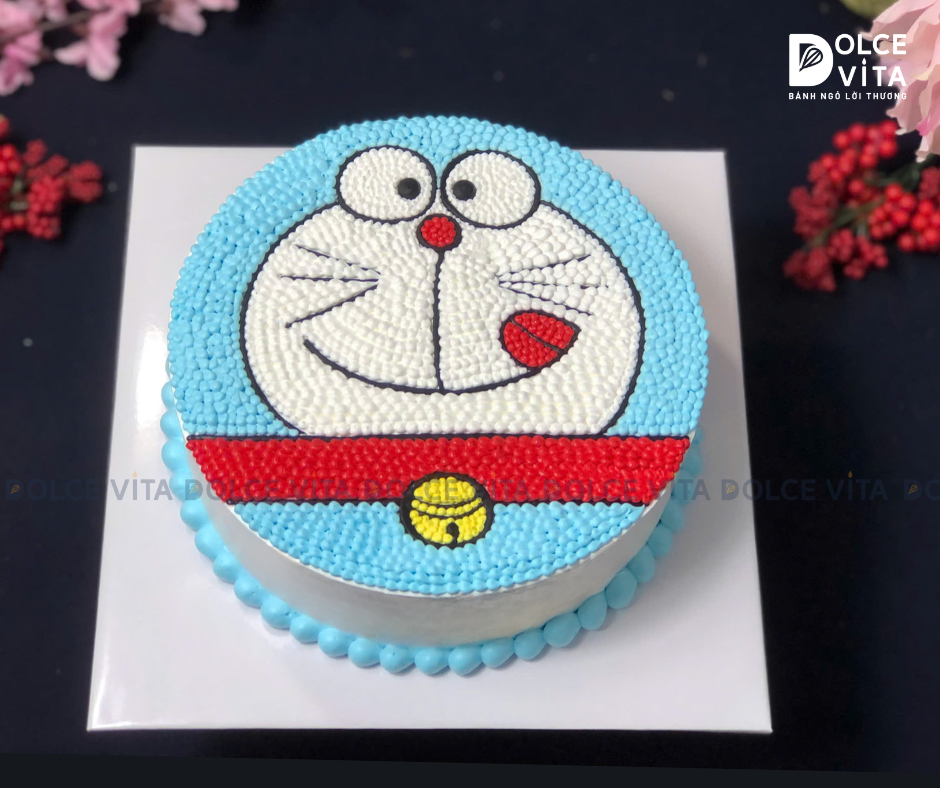 1036 (90) Bánh vẽ hình Doremon/ Doraemon
