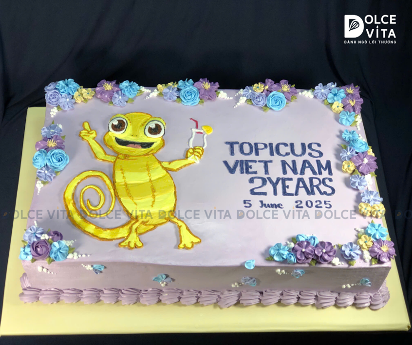 [1503] (120) Bánh hình vuông cho khai trương - ngày thành lập
