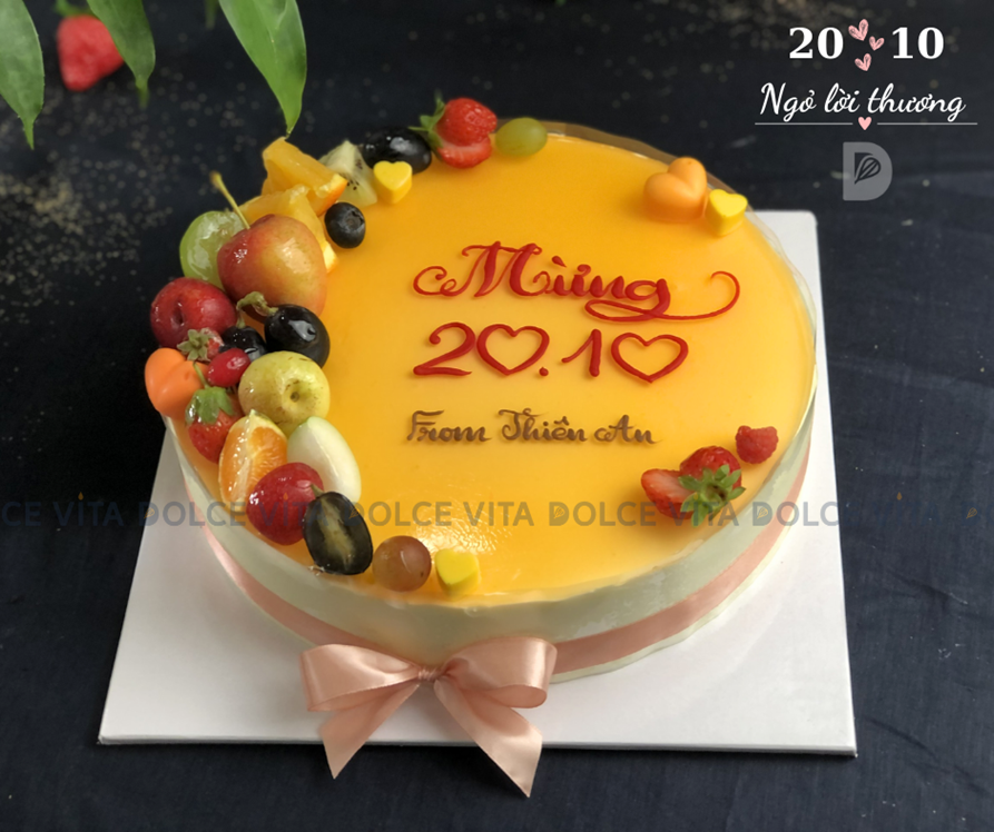 [831] Bánh moussse Chanh dây - Quà tặng đẹp mắt và ngon miệng dịp 20/10