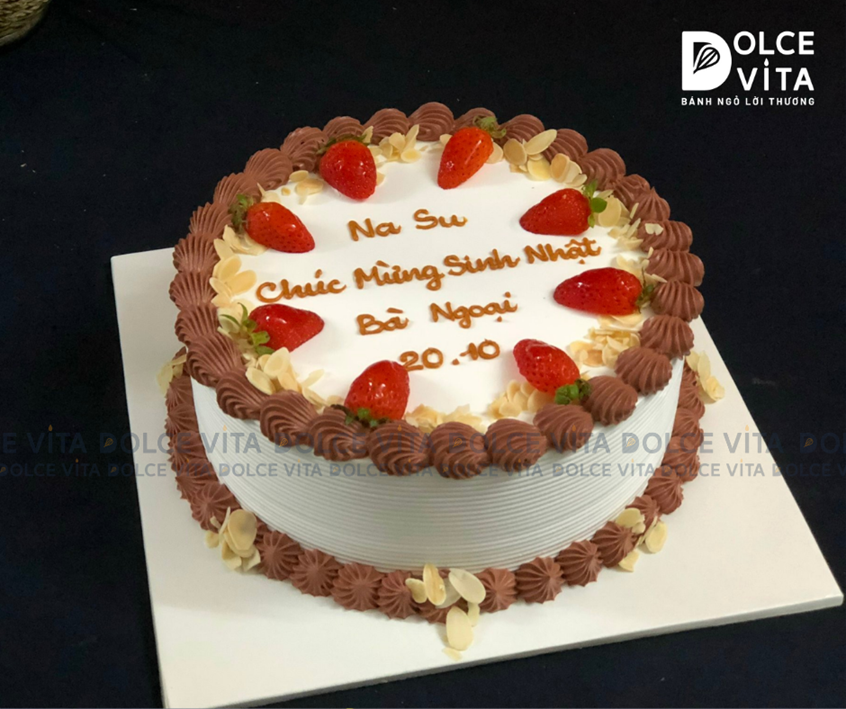 949 Bánh tone nâu trang trí trang nhã