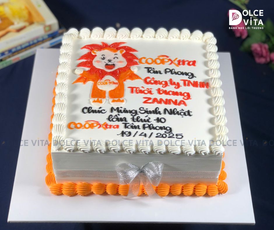 [3002] (140) Bánh vẽ mascot cho Dịp khai trương - ngày thành lập