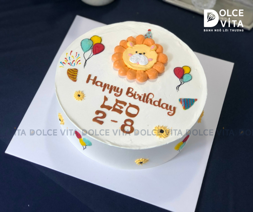812 (50) Bánh vẽ chủ đề Sư tử