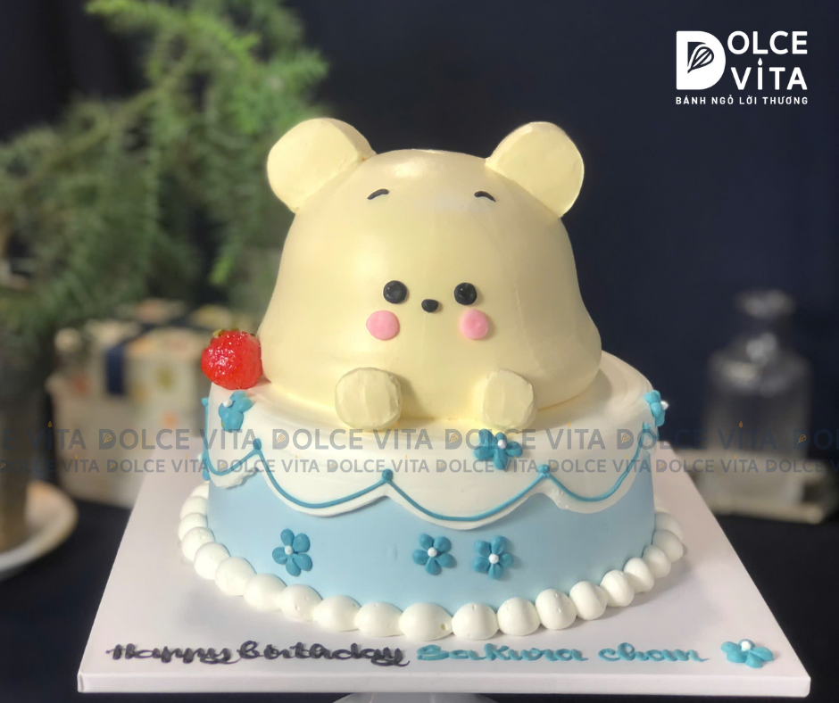 901 (150) Bánh tạo hình chú gấu