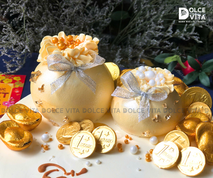 1107 Bánh hũ vàng Khai trương, ngày Thần Tài (90/150/250)