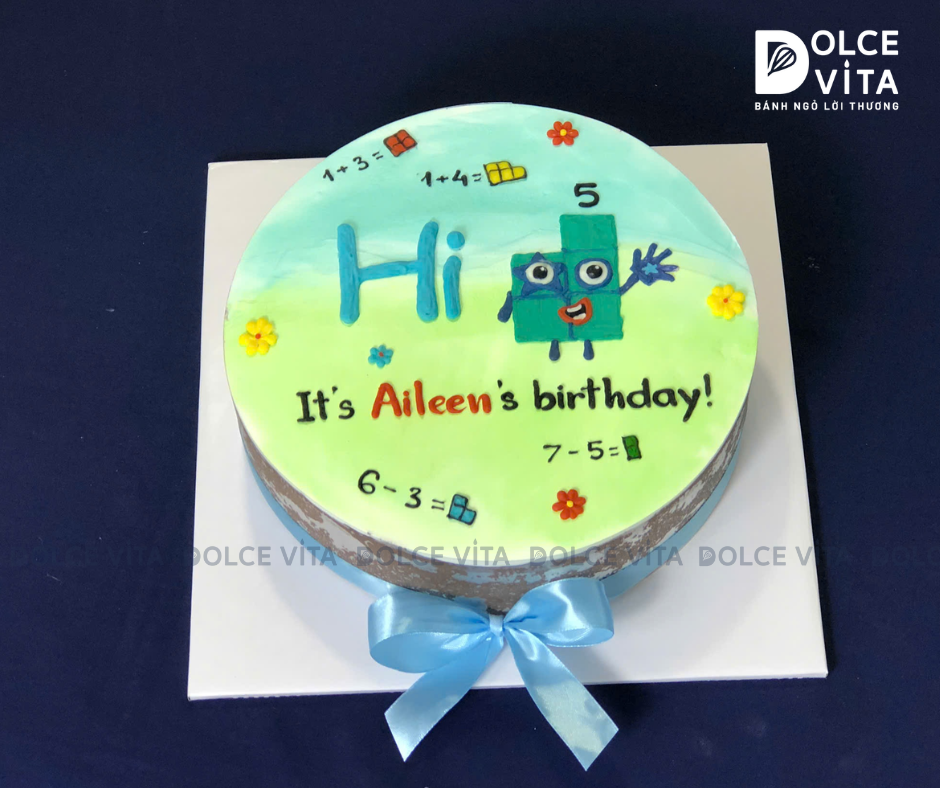 538 (80) Bánh chủ đề Numberblocks