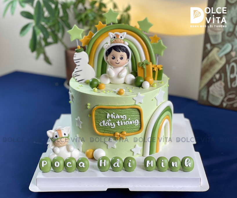 [3007] (300) Bánh Thôi Nôi Đầy Tháng Bé Tuổi Ngựa - Tạo Hình Chú Ngựa Dễ Thương