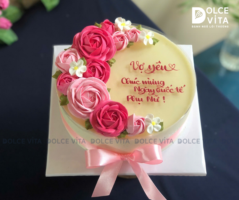 1096 (45-60-60-80) Green Tea Lemon trang trí hoa ngày 8.3, Ngày của Mẹ