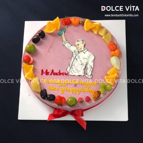 [1711] (090) Bánh vẽ đồng nghiệp nam - Món quà đặc biệt
