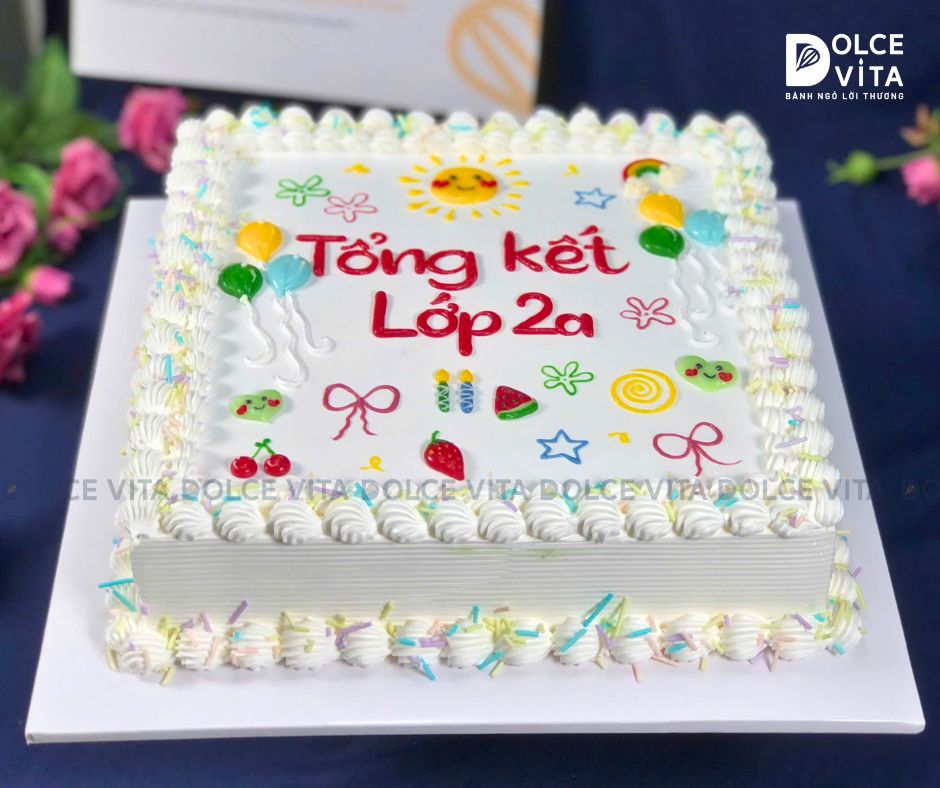 [1325] (50) Bánh kem tổng kết năm học