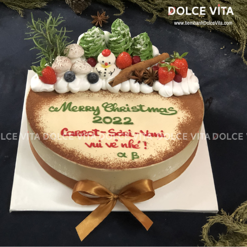 N012 Tiramisu (Bánh giáng sinh/ Noel/ Christmas cake)