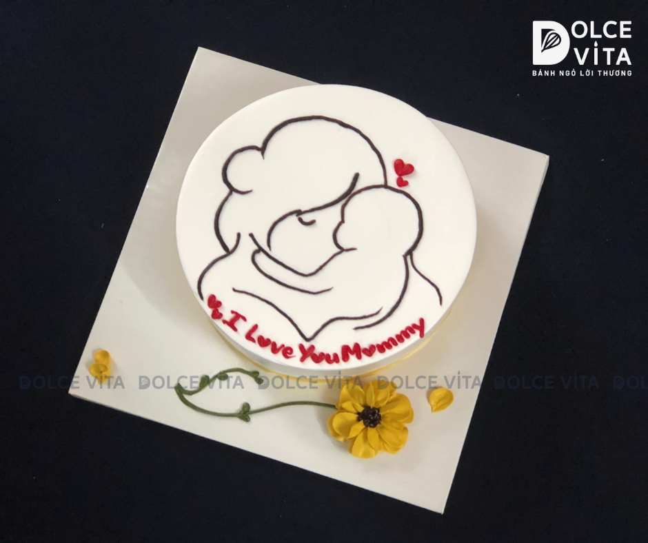 385 (30) Bánh vẽ mẹ bồng con