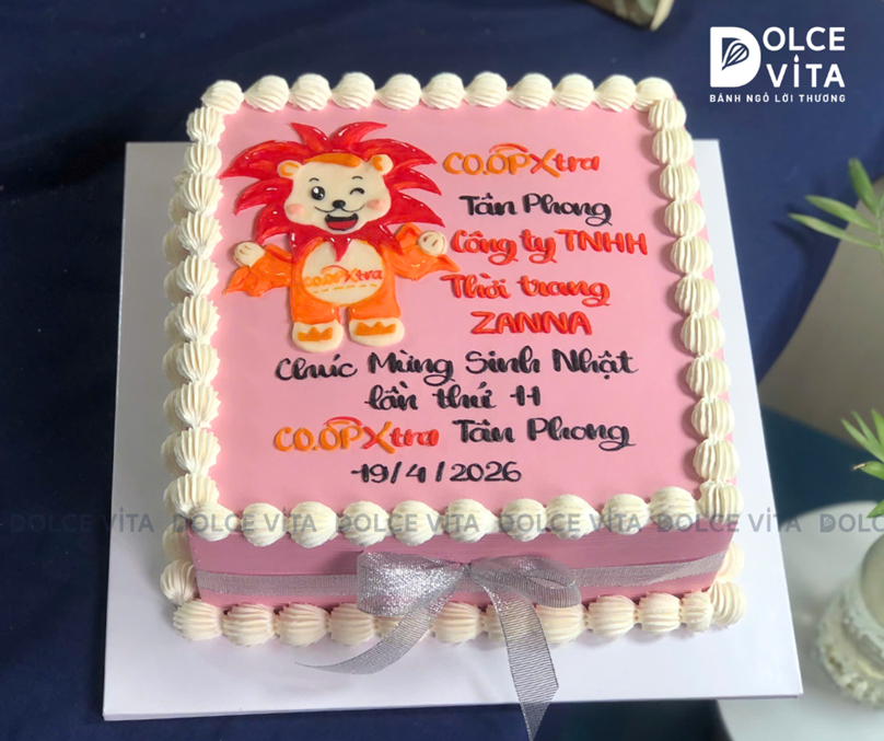 [3002] (140) Bánh vẽ mascot cho Dịp khai trương - ngày thành lập