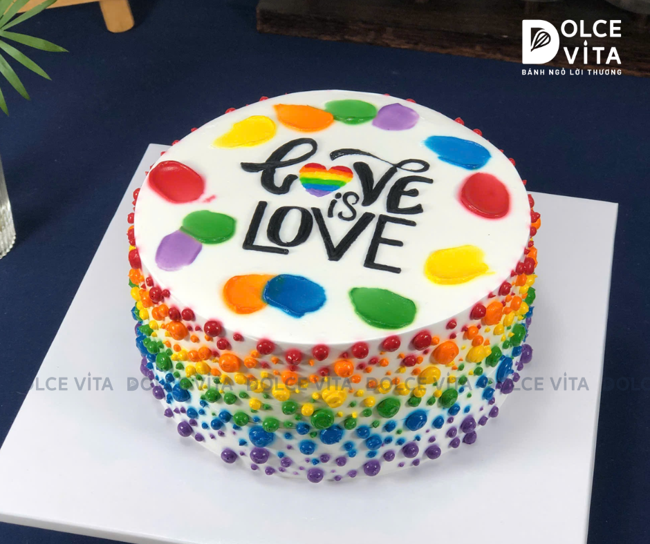 [3089] (80) Bánh cầu vồng - sắc màu vui tươi cho mọi dịp lễ của LGBT