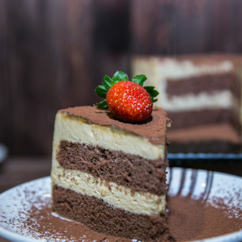 [2913] (40) Tiramisu vẽ hình người que hài hước