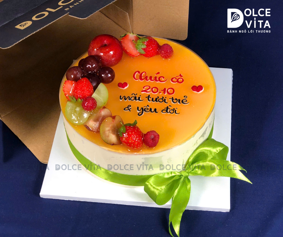 Bánh moussse Chanh dây - Quà tặng đẹp mắt và ngon miệng dịp 20/10