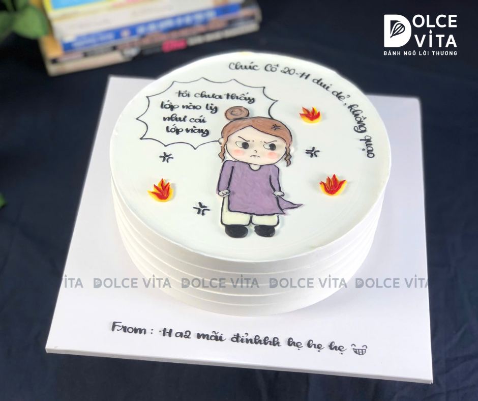 [2067] (80) Bánh vẽ giáo viên và câu nói bất hủ của thầy cô
