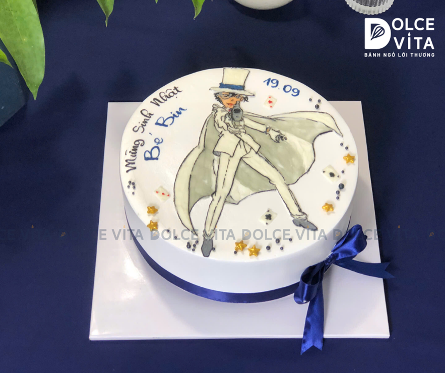 564 (90) Bánh vẽ siêu đạo chích Kaito Kid (Kid 1412)