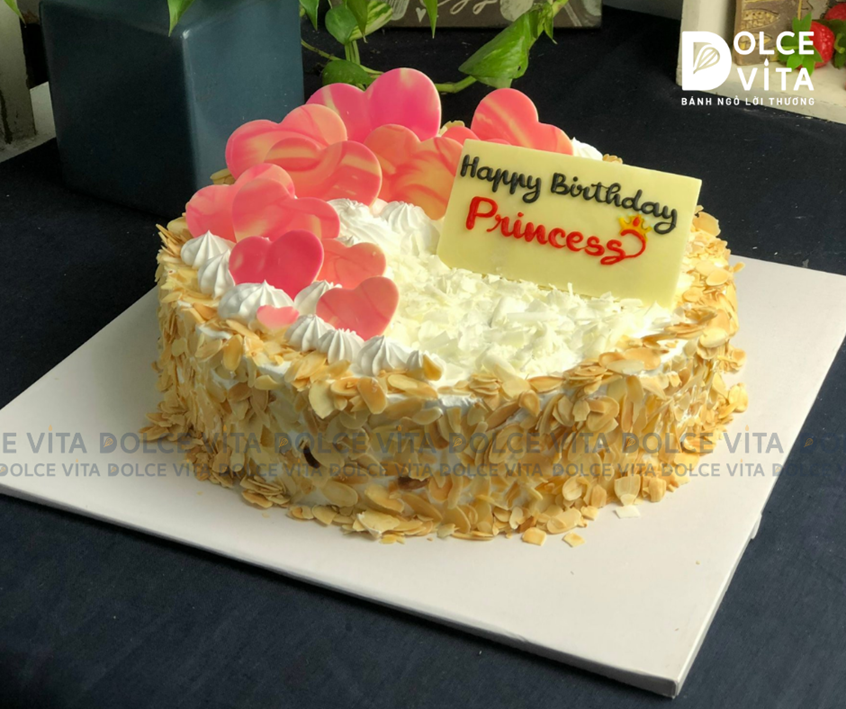 014 Mousse kem bắp phủ hạnh nhân (80-120-150-180)