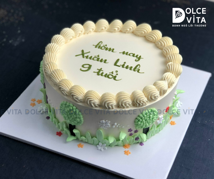 701 (50) Bánh trang trí đơn giản [Liti]