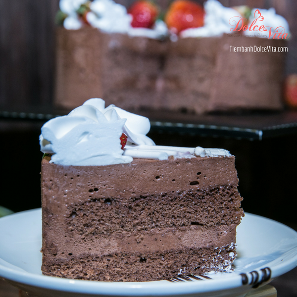 [1192] Bánh Chocolate Mousse cho tín đồ socola – Vị đắng nhẹ, mịn mát