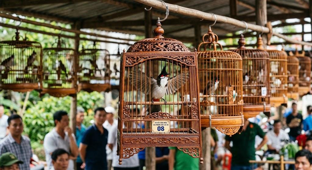 Chào mào ăn gì để hót hay căng lửa lông mượt?