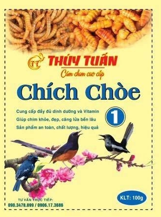 Nuôi chích chòe giai đoạn thay lông không thể bỏ qua sản phẩm - Cám chích chòe số 1 - 100G