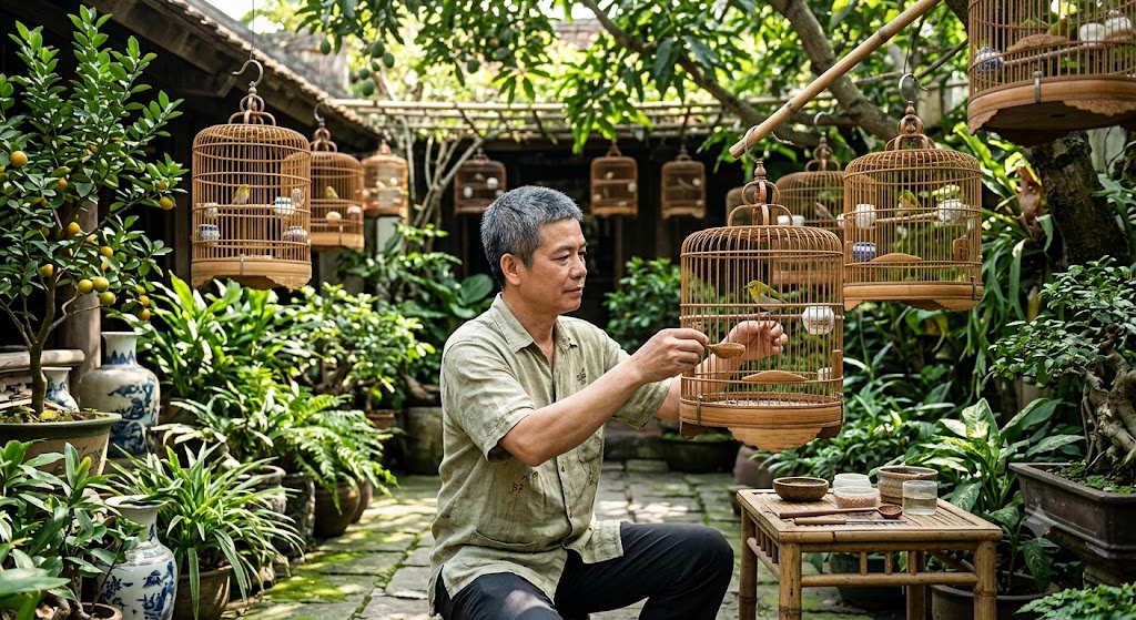Cách Hạ Cám Cho Chim Khuyên Học Từ Nghệ Nhân 26 Năm Kinh Nghiệm