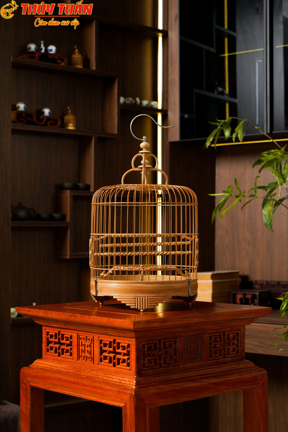 Cận cảnh phom lồng Vành Khuyên tiêu chuẩn chất liệu trúc xử lý đầm chim