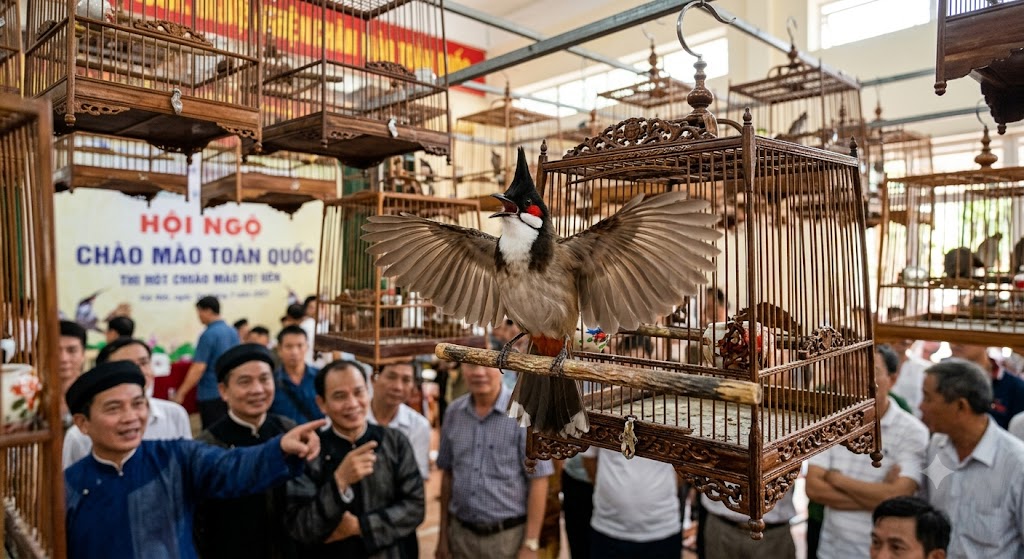 Chim chào mào sống thọ 15 đến 20 năm