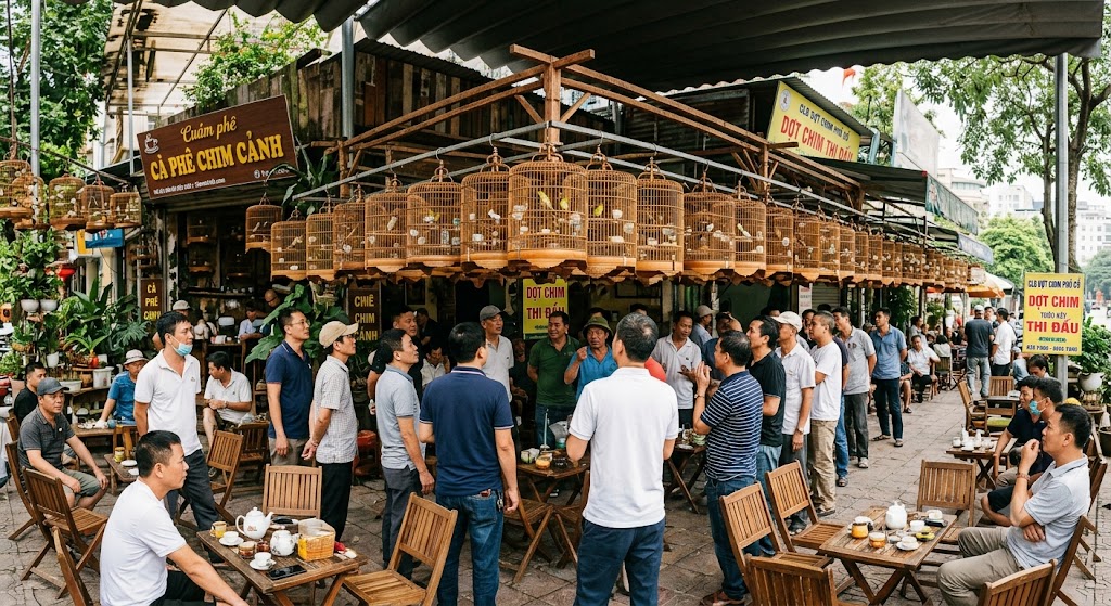 Dợt chim cảnh trường chim
