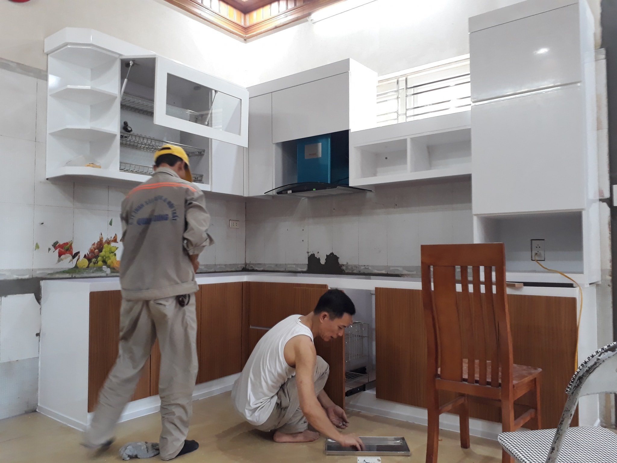 Bếp nhà chị Hà chung cư Hoàng Mai HP