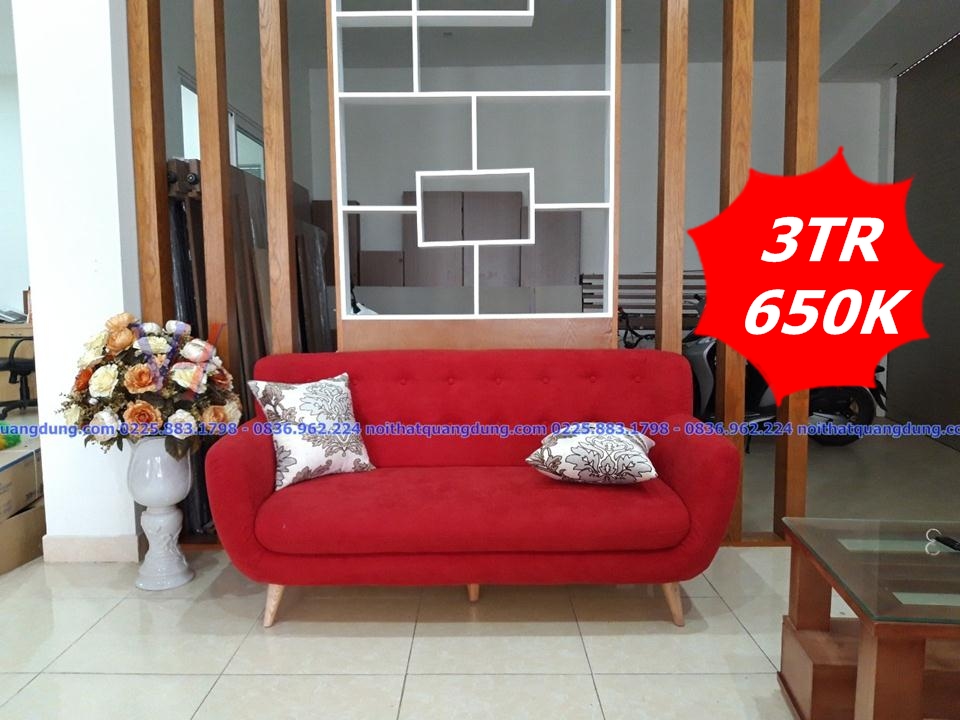 sofa mini,sofa phòng ngủ,sofa thư giãn tại hải phòng,nội thất quang dũng