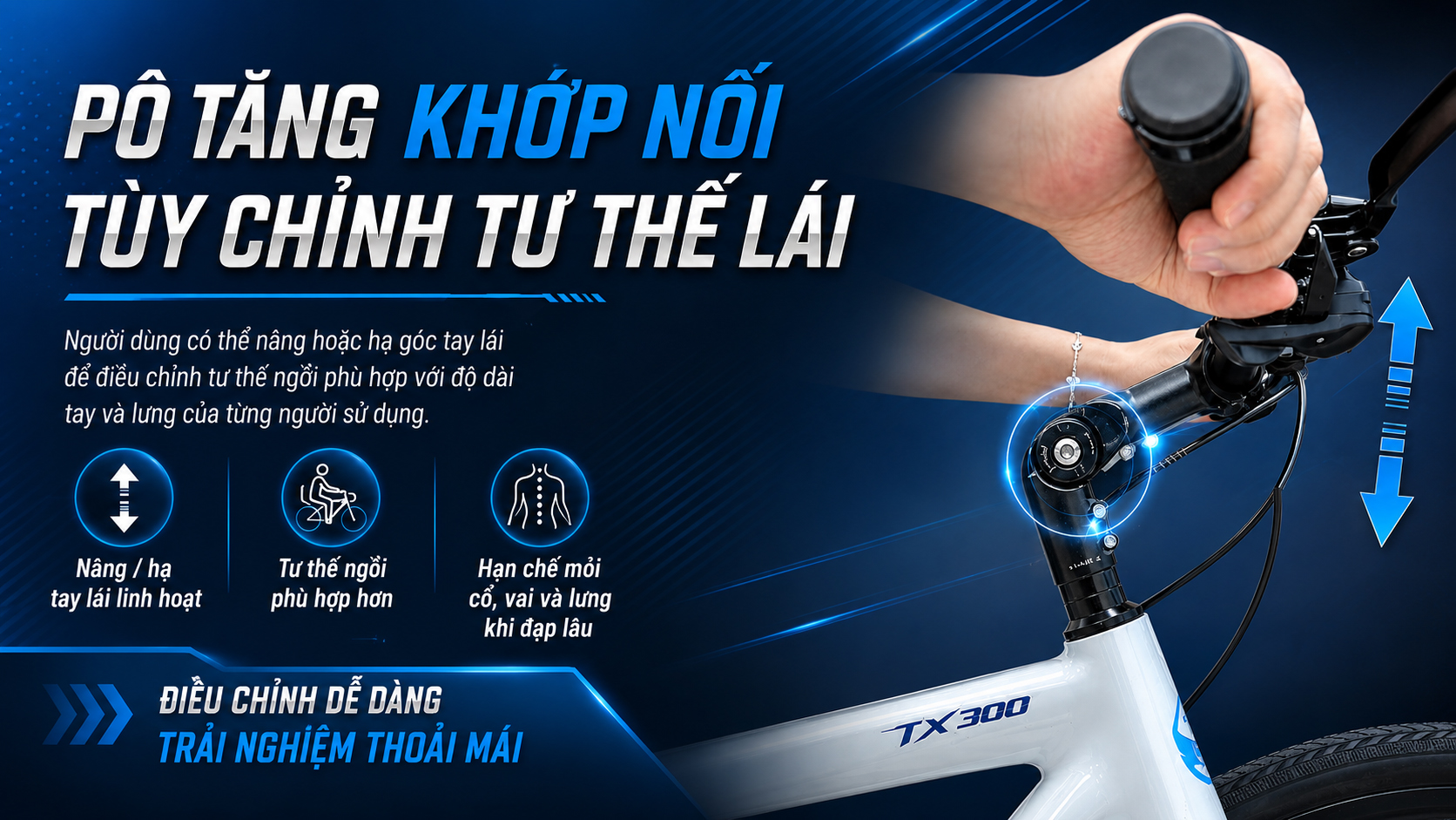 Pô Tăng Điều Chỉnh Góc Lái Xe Touring LIFE TX: Đặc Điểm Và Ưu Điểm Nổi Bật
