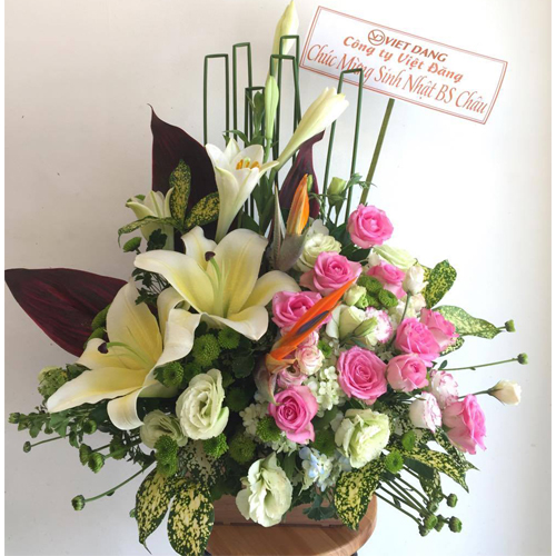  Hoa chúc mừng sinh nhật - Mẫu hoa đẹp tại shop hoa tươi Vườn Hoa Xinh 